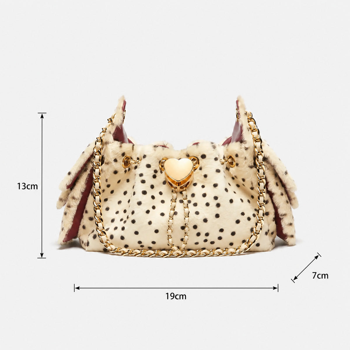Sac Fourrure Léopard Chaîne Dorée – Sac Tendance Femme 2026