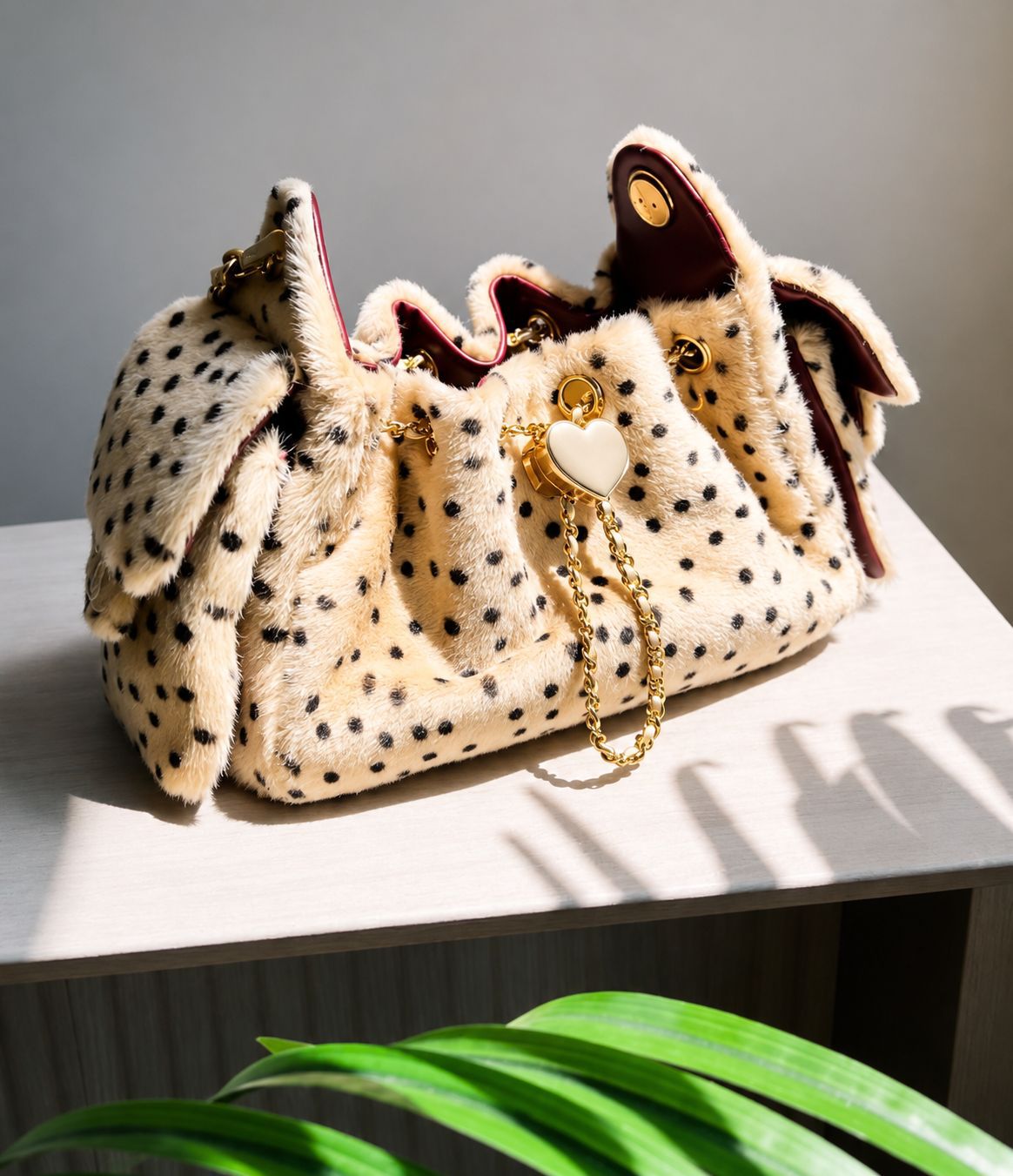 Sac Fourrure Léopard Chaîne Dorée – Sac Tendance Femme 2026