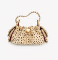 Sac Fourrure Léopard Chaîne Dorée – Sac Tendance Femme 2026
