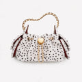 Sac Fourrure Léopard Chaîne Dorée – Sac Tendance Femme 2026